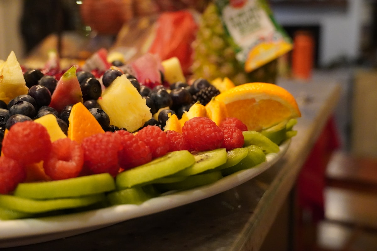 Cottage cheese fruit bowl
